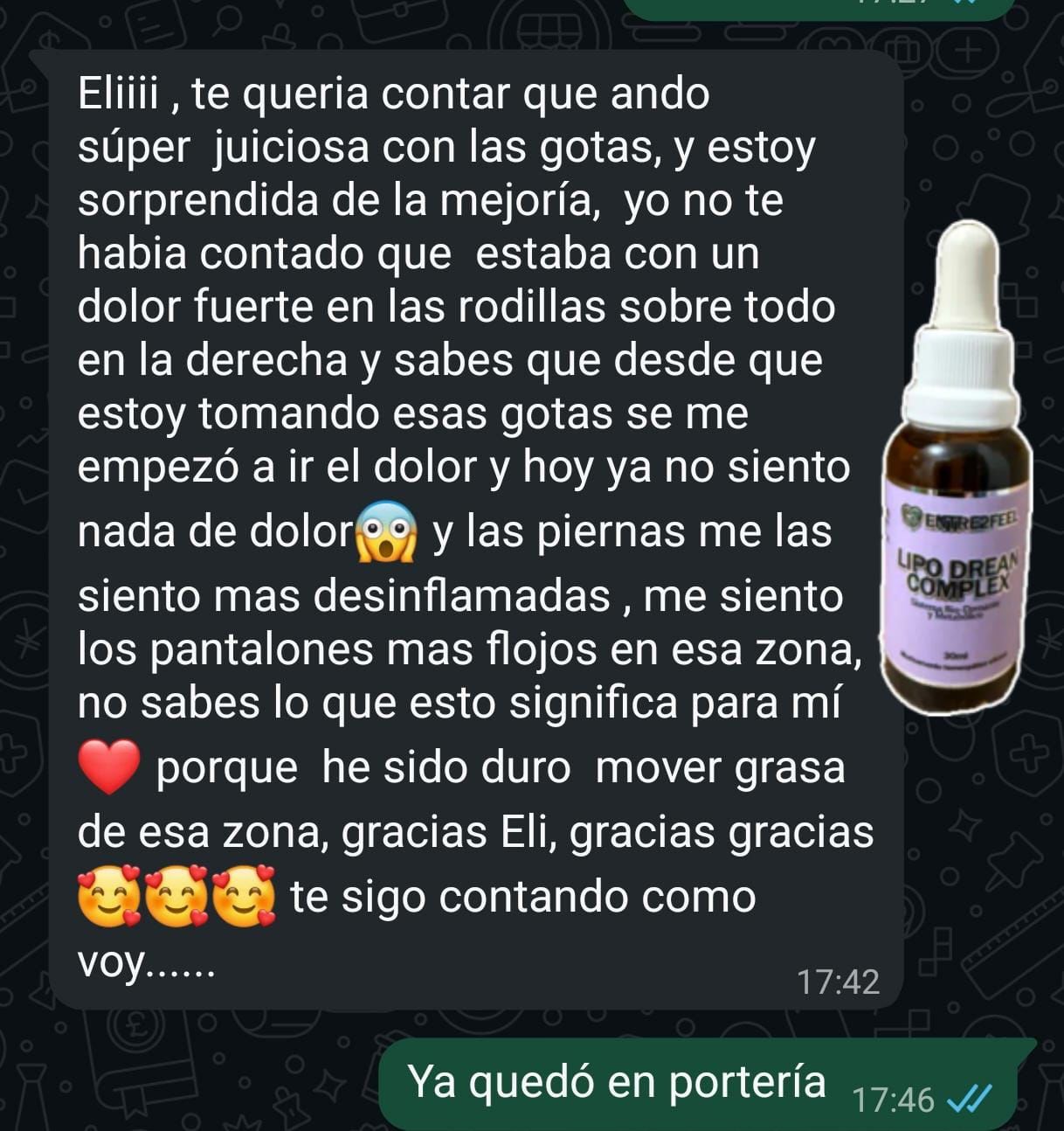 Testimonio Kit y Gotas